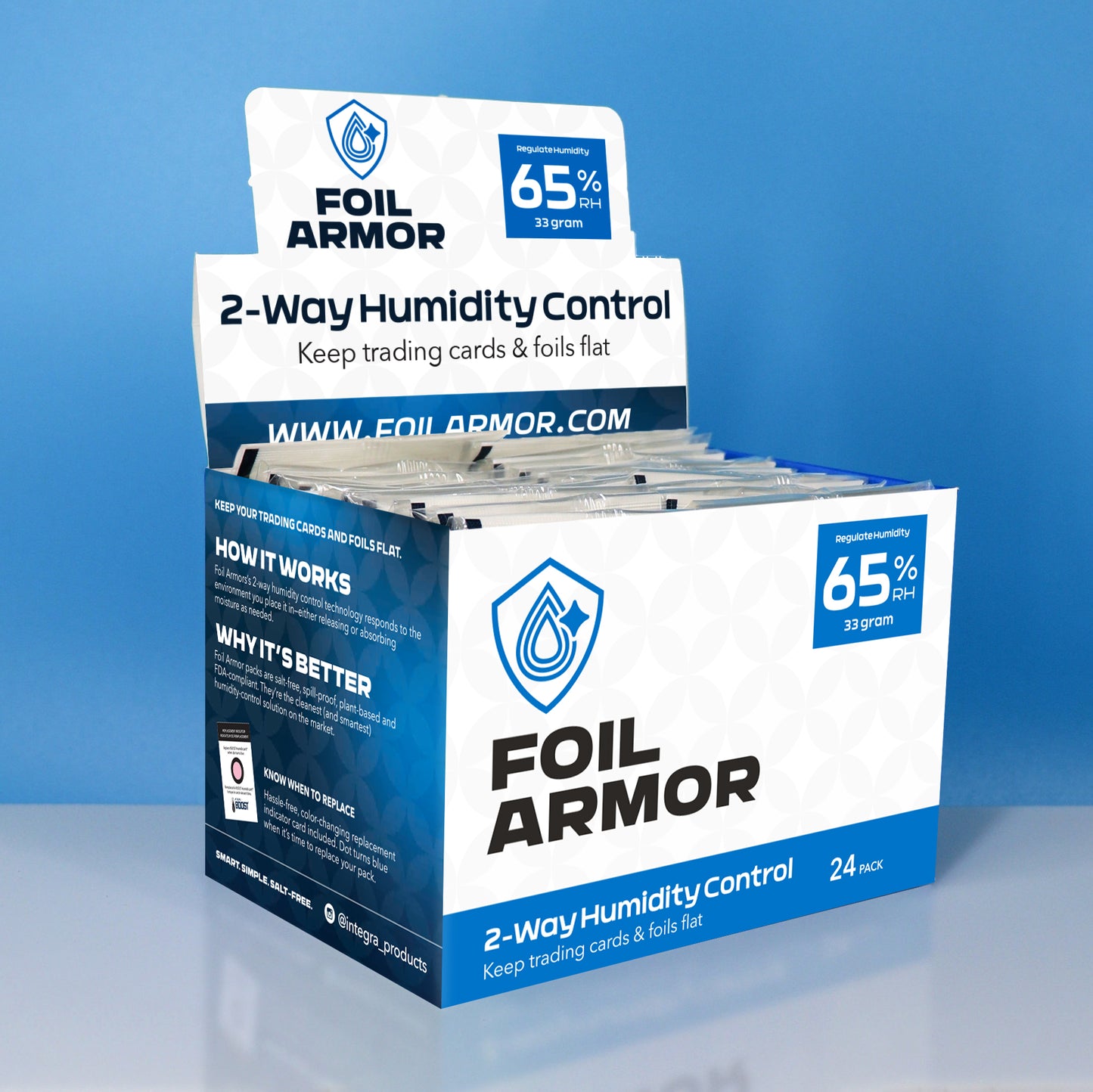 2-Way Humidity Control Packs For Trading Cards - 65% RH (8 Gram or 33 Gram Size)