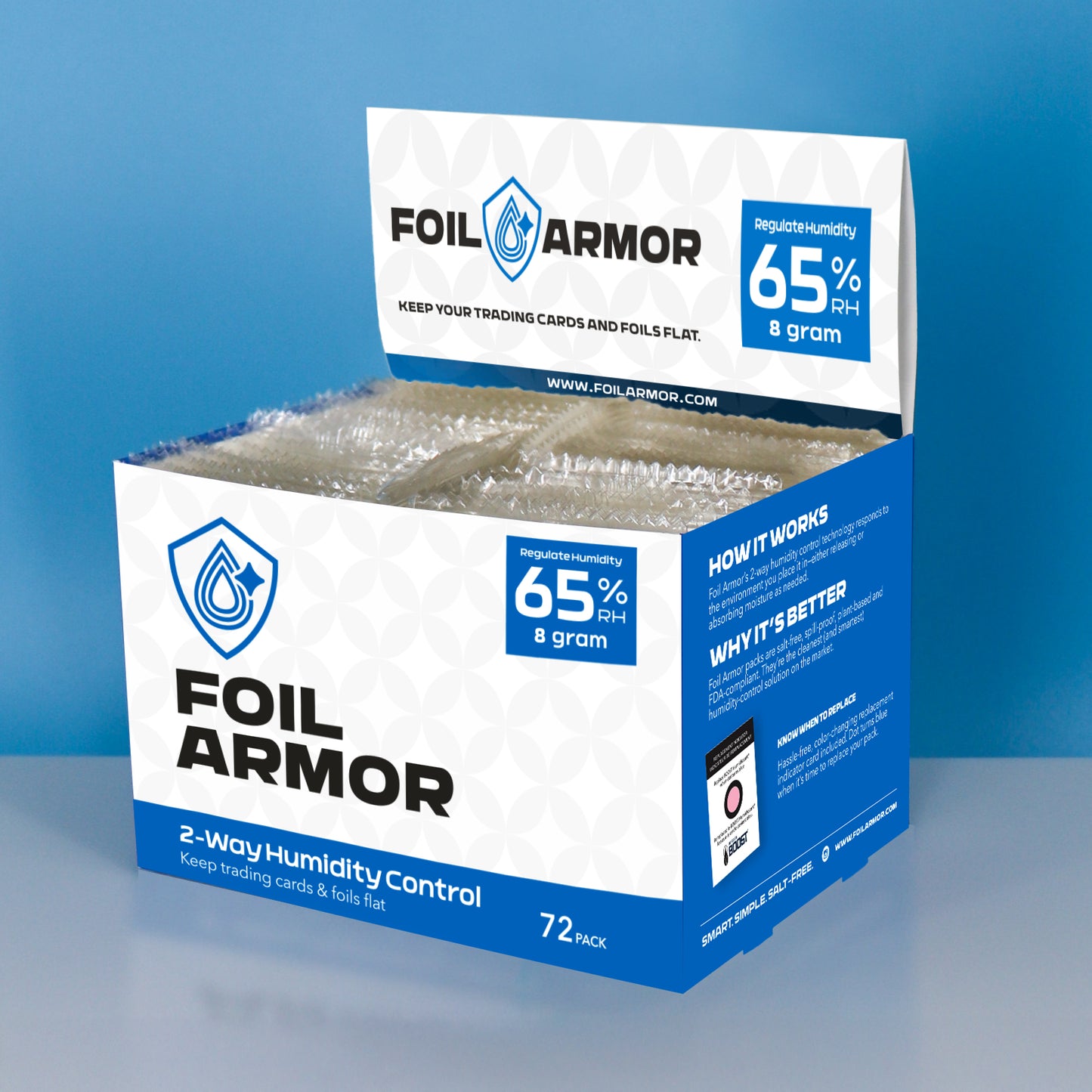 2-Way Humidity Control Packs For Trading Cards - 65% RH (8 Gram or 33 Gram Size)