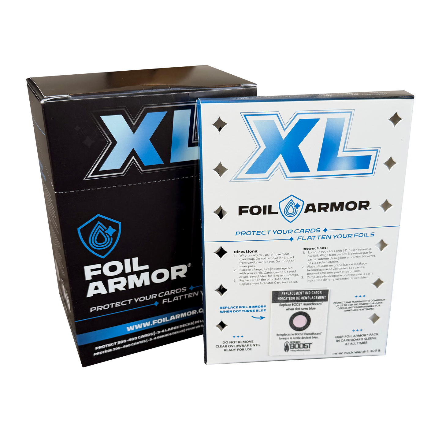 Foil Armor® XL - 65% RH 2-Way Humidity Control Packs For Trading Cards - Retail Display of 5 Packs
